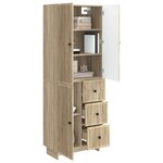 vidaXL Ensemble de Meubles 2 Pièces 66 x 34 5 x 90 cm Bois d'ingénierie