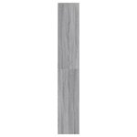 vidaXL Buffet haut LED sonoma gris 41 5x32 5x200 cm bois d’ingénierie