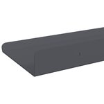 vidaXL Étagère flottante 3 Pièces Anthracite 40 x 9 x 2 5 cm Acier