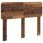 vidaXL Cadre de lit Bois ancien 135 x 190 cm Pin massif