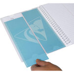 CLAIREFONTAINE - Carnet de vocabulaire KOVERBOOK - 11 x 17 - 100 pages lignées + marge - Couverture polypro translucide