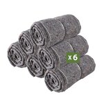 Pack and Move - Lot 6 Couvertures De Protection Pour Déménagement Et Stockage - 1 5 X 2 M - Épaisse Et Résistante - Protection TV Protection Meubles