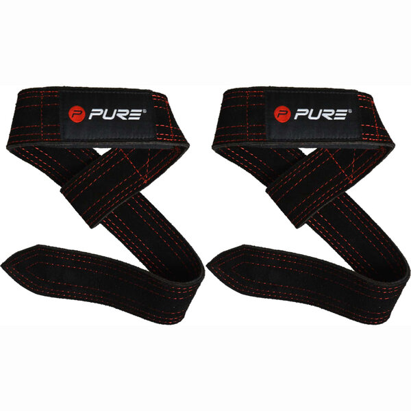Pure2Improve Sangles de levage Cuir de buffle 60 x 4 cm