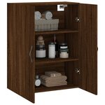 vidaXL Armoire murale chêne marron 69 5x34x90 cm bois d'ingénierie