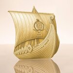Pièce de monnaie en Argent 1 Dollar g 31.1 (1 oz) Millésime 2026 Sail with the Vikings ERIK BLOODAXE (PRÉCOMMANDE)