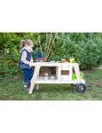 Cuisine plein air extérieure pour enfant en bois 104 x 59 x 54 cm