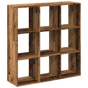 vidaXL Étagère séparatrice de pièce vieux bois 102x29x103 5 cm