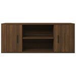vidaXL Meuble TV Chêne marron 100x35x40 cm Bois d'ingénierie