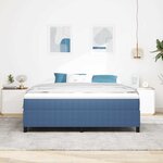 vidaXL Cadre de lit plateforme Bleu 180 x 200 cm