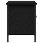 vidaXL Meuble TV Chêne noir 100 x 35 x 45 cm Bois d'ingénierie