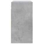 vidaXL Armoire murale gris béton 60x31x60 cm bois d'ingénierie