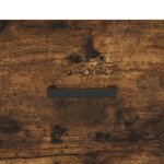 vidaXL Table de chevet chêne fumé 40x40x66 cm bois d'ingénierie