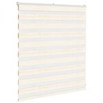 vidaXL Store zèbre beige marbré largeur du tissu 130 9 cm polyester