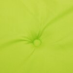 vidaXL Coussins de chaise verts lumineux Vert lumineux Polyester Moyen