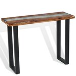 vidaXL Table console Teck 100 x 35 x 75 cm