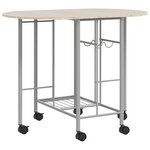 vidaXL Ensemble de salle à manger pliable 5 pièces MDF