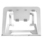 Newstar support pliable d'ordinateur portable 10"-17" argenté