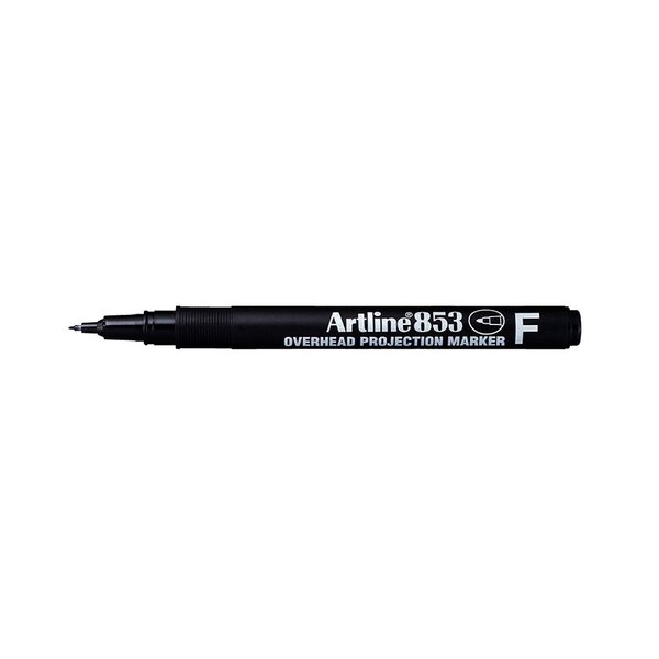 Marqueur '853' pointe fine 0 5 mm noir x 12 artline