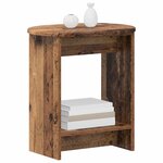 vidaXL Table d'appoint Bois ancien 50 x 39 5 x 55 cm Bois d'ingénierie