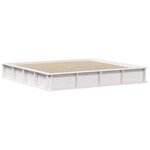 vidaXL Cadre de lit avec stockage Blanc 180 x 200 cm Pin massif