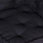 vidaXL Pouf modulaire anthracite 70x70x54 tissu
