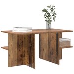 vidaXL Table basse Bois ancien 87 x 50 x 45 cm Bois d’ingénierie