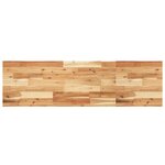 vidaXL Étagère de vasque murale acier et bois massif d'acacia
