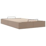 vidaXL Cadre de lit ottoman sans matelas cappuccino 120x200 cm