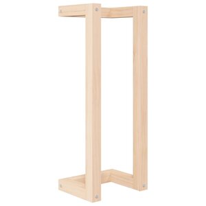 vidaXL Porte-serviette 23x18x60 cm Bois de pin massif