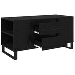 vidaXL Table basse Chêne noir 102 x 44 5 x 50 cm Bois d'ingénierie