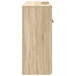 vidaXL Bureau réception chêne sonoma 200x50x103 5 cm bois d'ingénierie