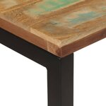 vidaXL Table console 110x35x75 cm bois massif de récupération