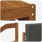 vidaXL Ensembles de canapés avec coussin 10 Pièces Naturel et Anthracite