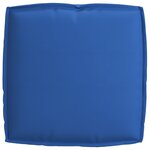 vidaXL Coussin pour assise de palette Bleu royal 50 x 50 x 12 cm