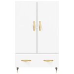 vidaXL Buffet haut blanc 69 5x31x115 cm bois d'ingénierie