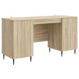 vidaXL Bureau Chêne Sonoma 142 5 x 50 x 75 cm Bois d'ingénierie