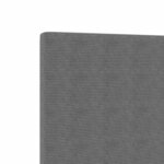 Tête de lit vidaXL Design Simple Gris Clair 80 cm en Tissu Velours Côtelé