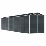 vidaXL Abri de jardin anthracite 191x810x198 cm acier galvanisé