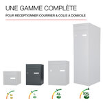 Boite à colis Eclipse 1 porte gris anthracite mat RAL 7016 M