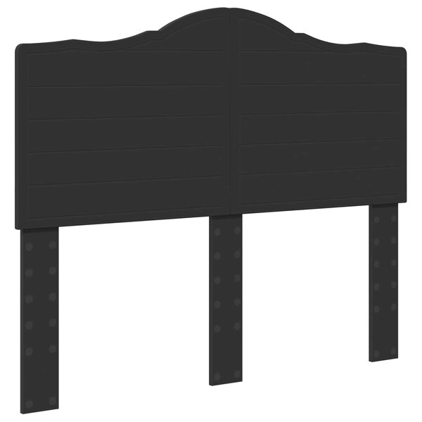 vidaXL Tête de lit Chêne noir 120 cm Bois d'ingénierie