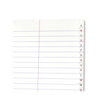 Cahier Répertoire Vocabulaire A5 - 96 Pages lignées - Onglets plastifiés - Vert