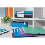 Chemise À Élastiques 3 Rabats Pp Opak - A4 - Bleu Foncé - X 50 - Exacompta