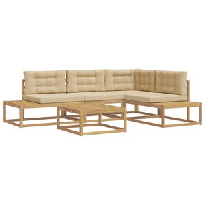 vidaXL Ensemble de canapés d'extérieur Blanc 79 x 79 x 37 cm Polyester
