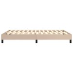 vidaXL Cadre de lit Cappuccino 140x200 cm Similicuir
