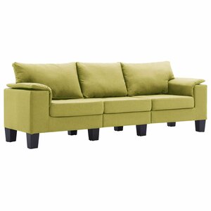 vidaXL Canapé Vert tissu