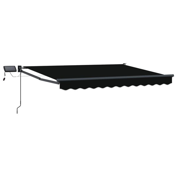 vidaXL Store rétractable manuel avec LEDs 3 5 x 2 5 m