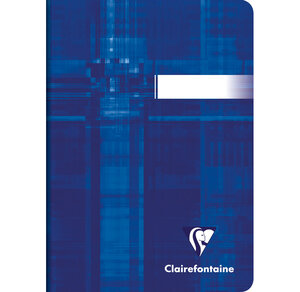 Carnet piqué A6 quadrillé 5x5 96 pages CLAIREFONTAINE