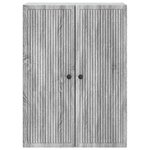 vidaXL Armoire Murale Sonoma gris 66 x 34 5 x 90 cm Bois d'ingénierie