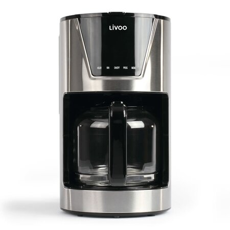 Livoo Cafetière programmable 1 5 L 900 W Noir