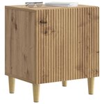 vidaXL Cabinet de chevet 2 pc Chêne artisanal 43 x 34 5 x 50 cm